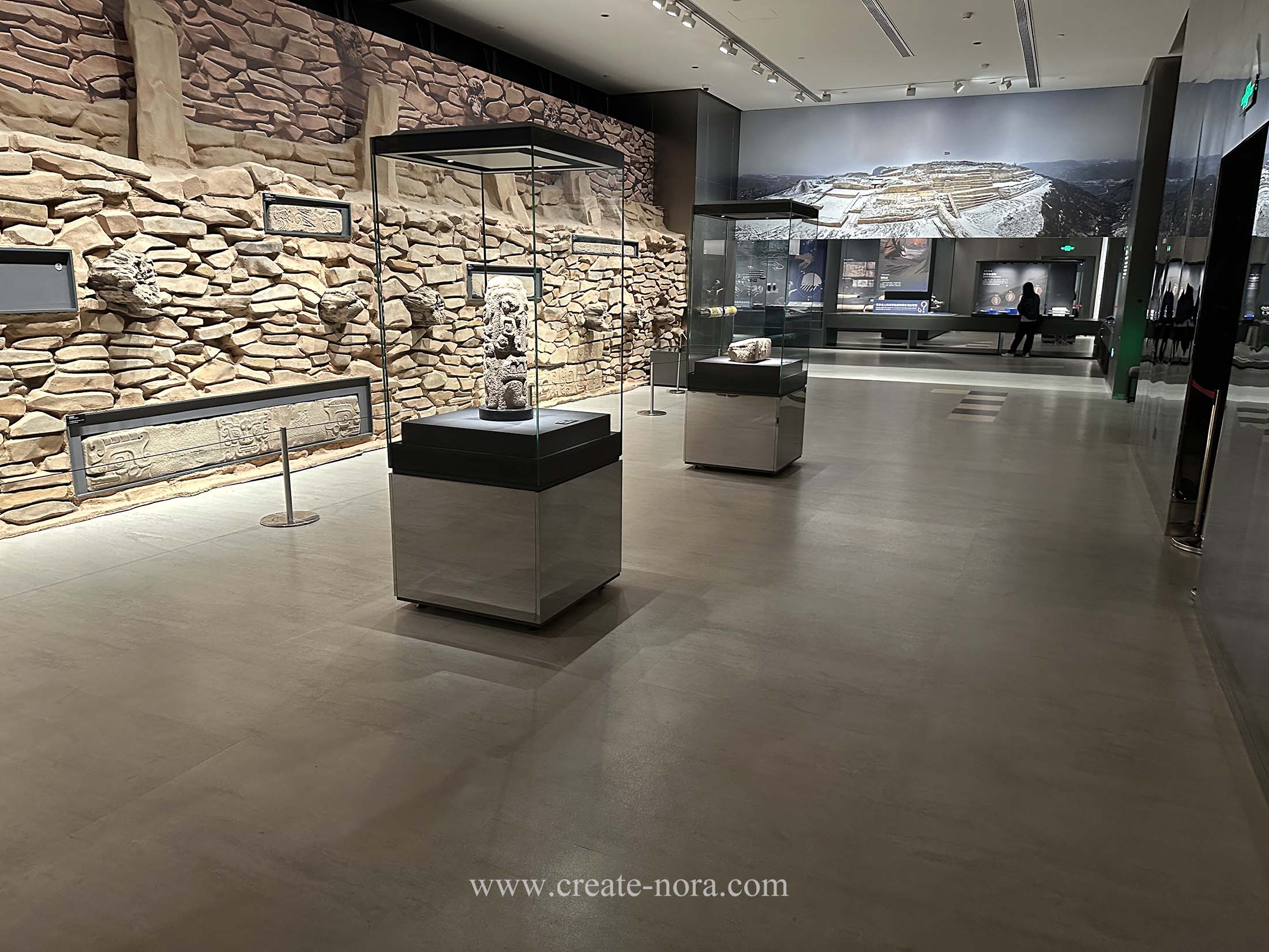 the photo of nora rubber flooring in shanxi archaeology Museum 8
